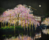 「平安神宮の夜桜」　	F15