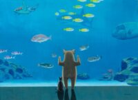 垣生潔志　「凝視豚」　F4