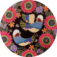 濱岡朝子　「仲良しな2人」