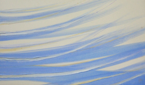 「CURRENT W-1356愛の風 The Wind of Love」　 46 x 79cm