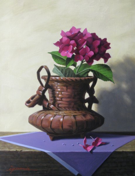 伊熊義和 「花入の紫陽花」 P10