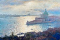 金子琢磨　「ベニス 光降る水面」