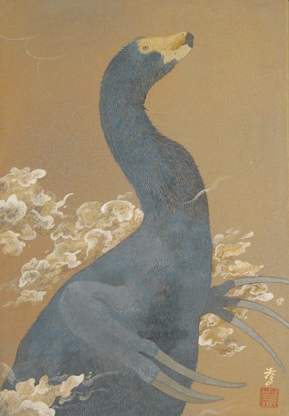 水島篤 「蒼淡ーテリジノサウルス」 F4