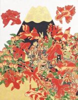 中村あや子　「金魚の蓬莱」　F6