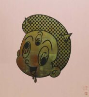 「餓鬼(ピンク)」 S20・72.7×72.7cm