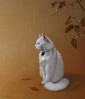 「寂光白猫図」　	10F