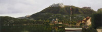 「朝陽 アヌシー湖」　	23.7×72.7cm