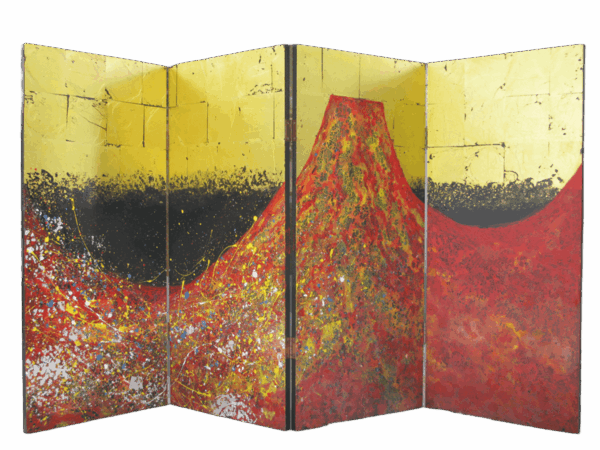 大平由香理　「富士景」　90cm×120cm　屏風
