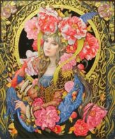 高根沢晋也　「千億年の夢」　F8号