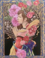 高根沢晋也　「吉祥」　F6号