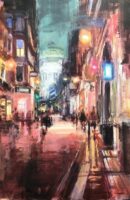 寺本和純　「セントポールへ」　P6　油彩